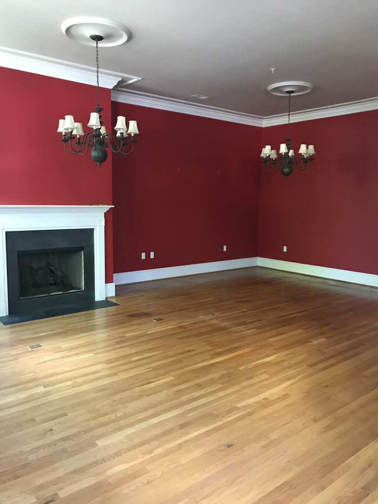 Before and After: LIving and Dining Room. Home refresh. paint colors for living and dining room.