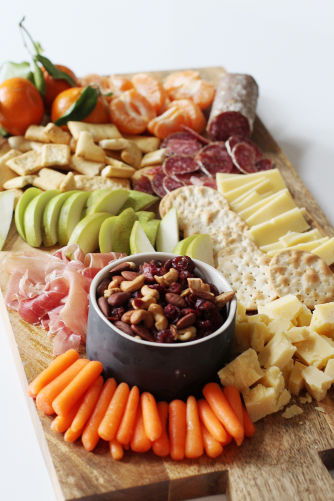 Winter Cheese Board. WInter weekends by Finding Beauty Mom. Entertaining guests in the winter. East season. Veggies