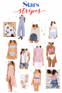 summer casual outfits. Fourth of July outfit ideas. American style. summer weekend style