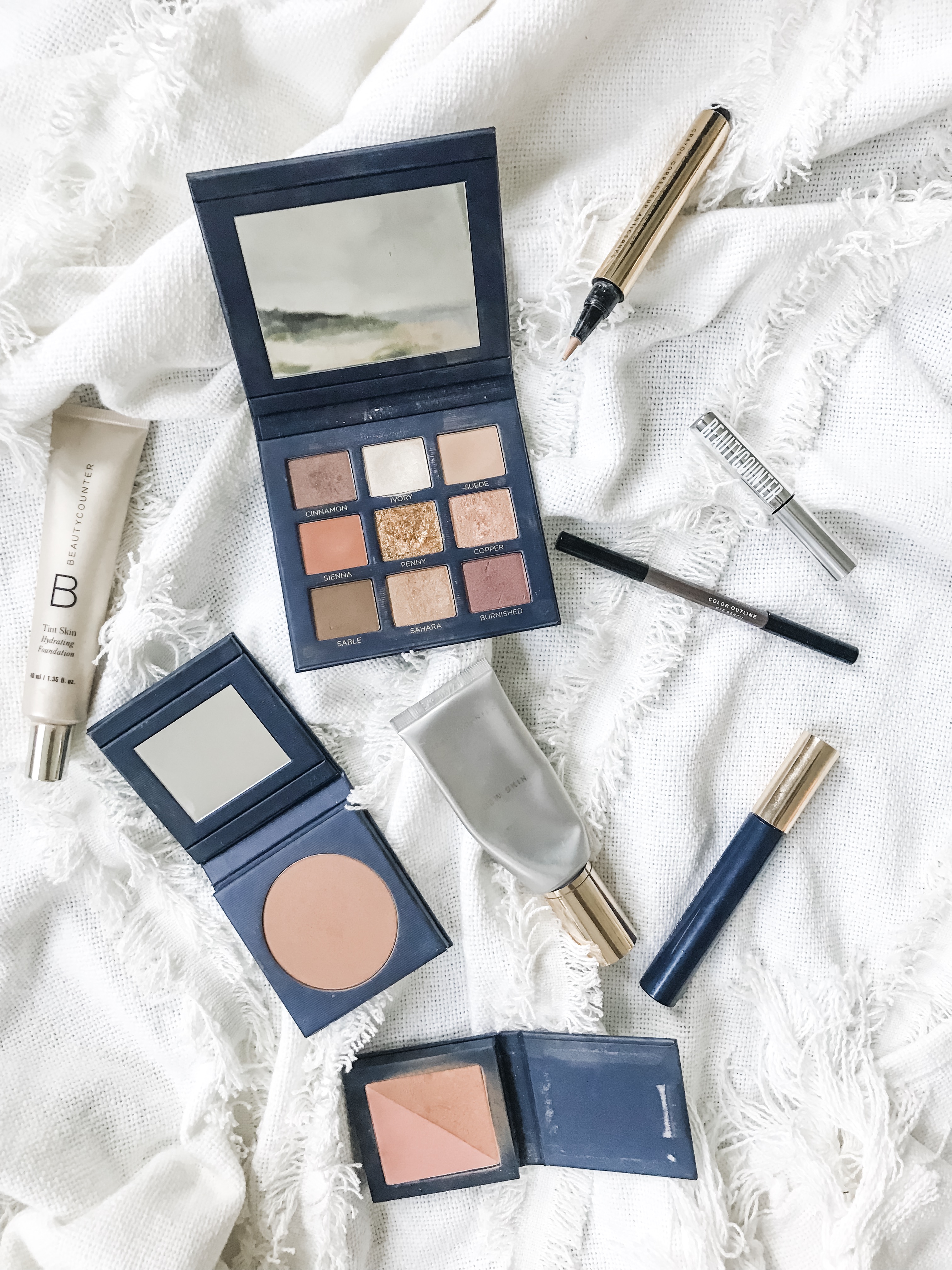 why clean beauty matters. nontoxic personal care products. Choosing safer beauty products. Beautycounter lipstick. Eye shadow palette. Makeup collection. Makeup favorites. 