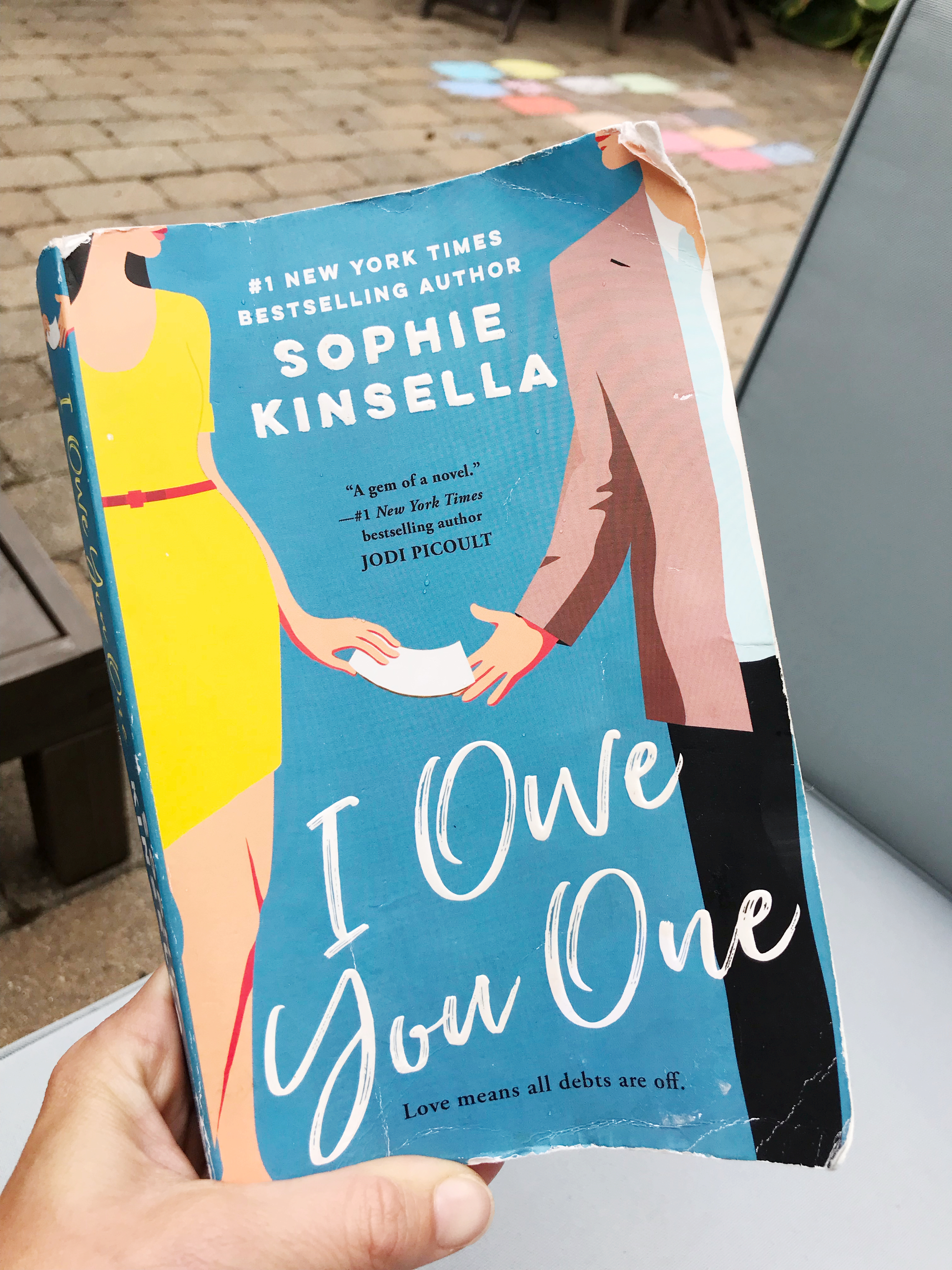 book review. I owe You one Sophie Kinsella. Book club. reading blog