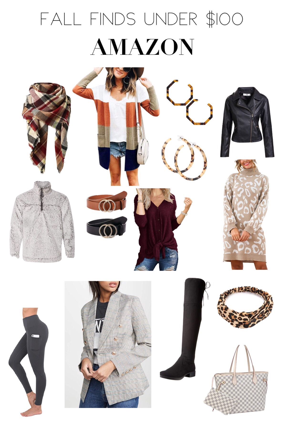 Amazon Fall Outfits. Casual fall style. Under $100 looks