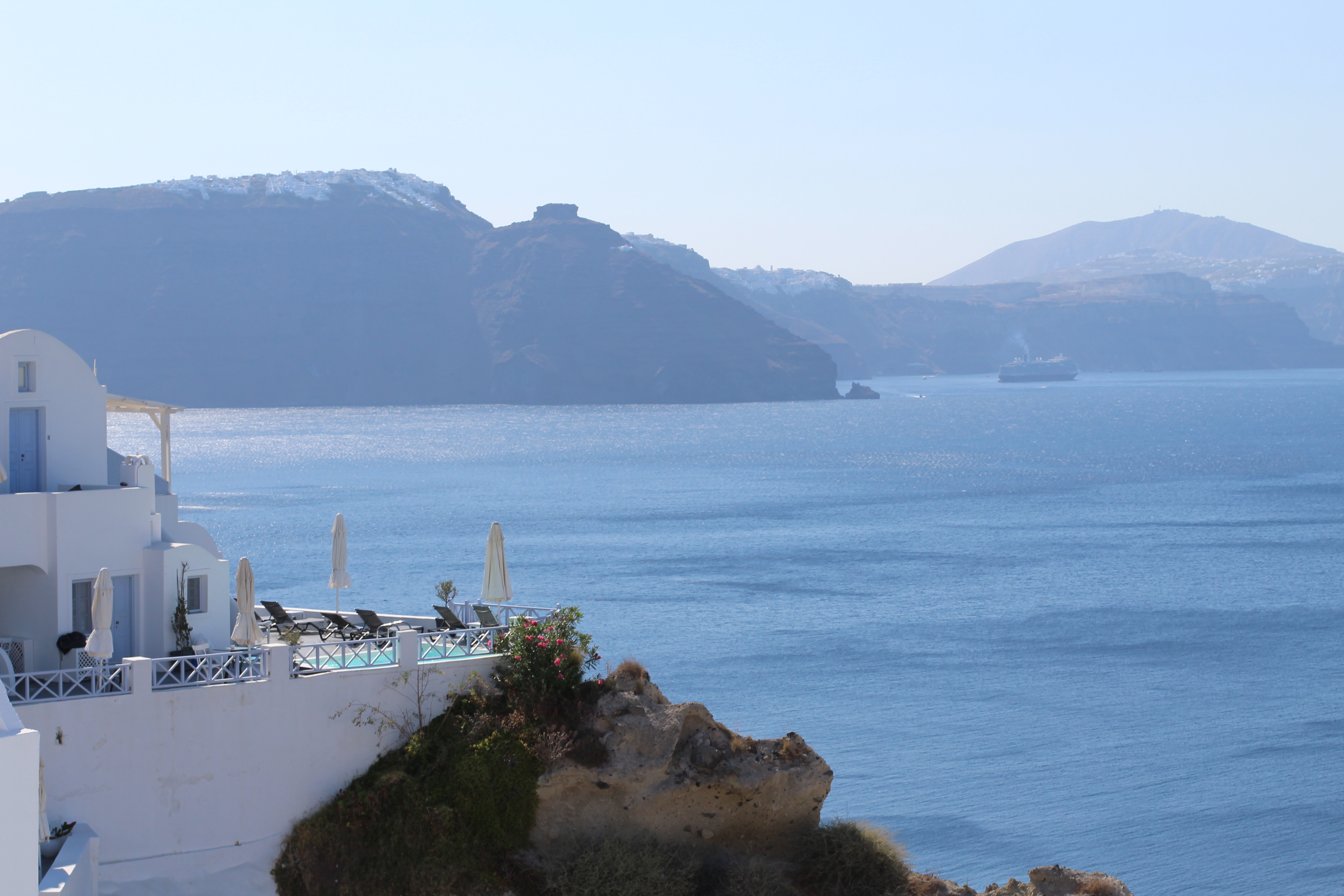 views from the andronis hotel oia greece