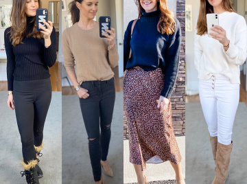 January OOTDs/ what to wear in January. Finding beauty mom