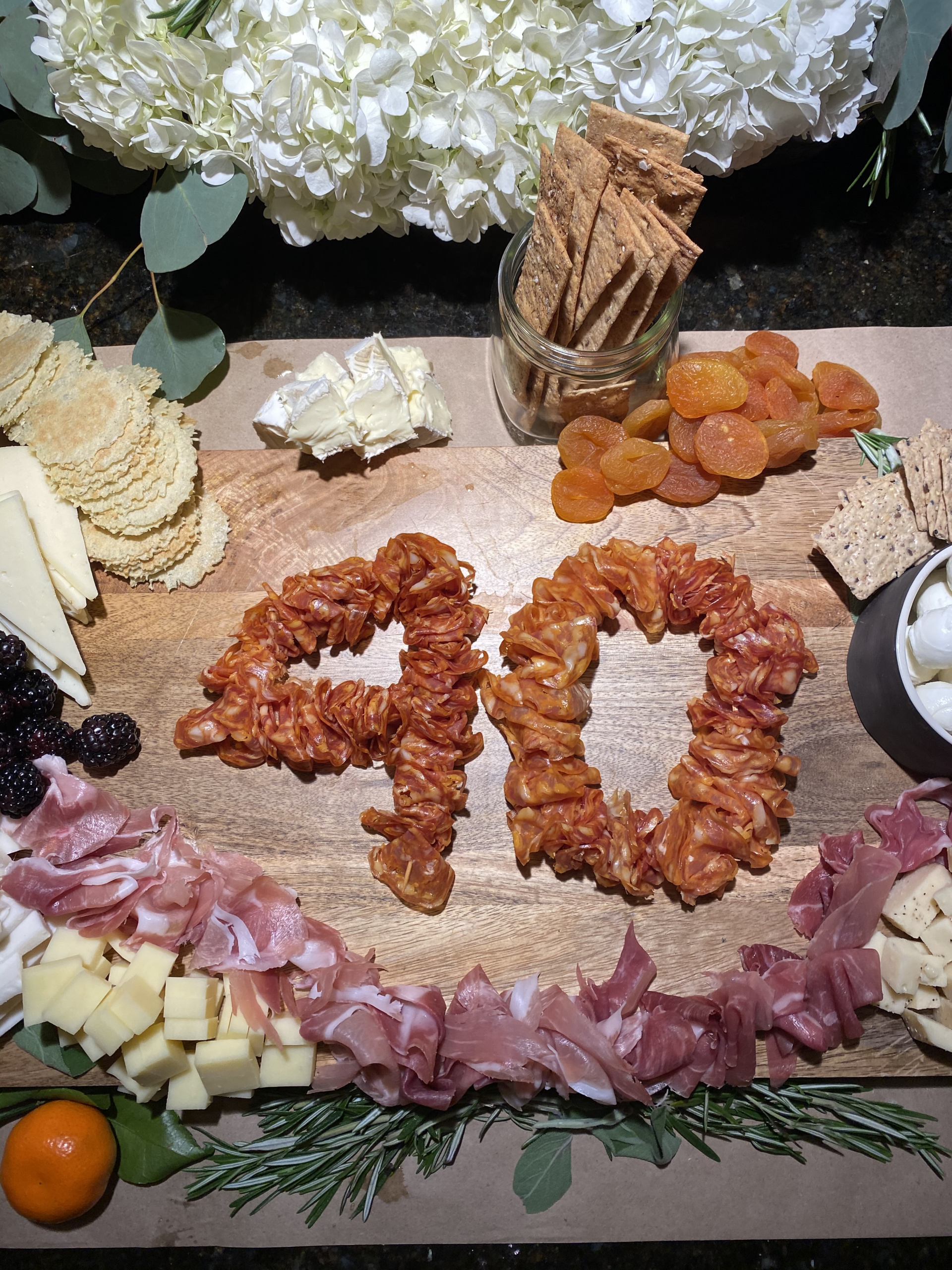 Epic cheese board, cheese by numbers, large party cheese board, 40th birthday party