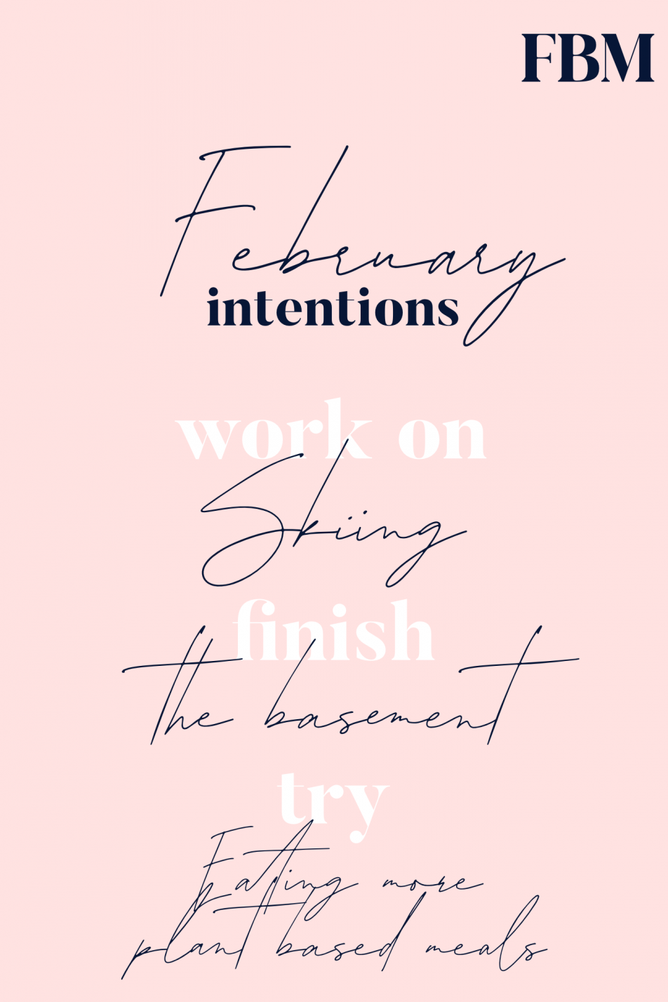 February intentions, setting intentions each month, finding beauty mom monthly goals, intentions 2020