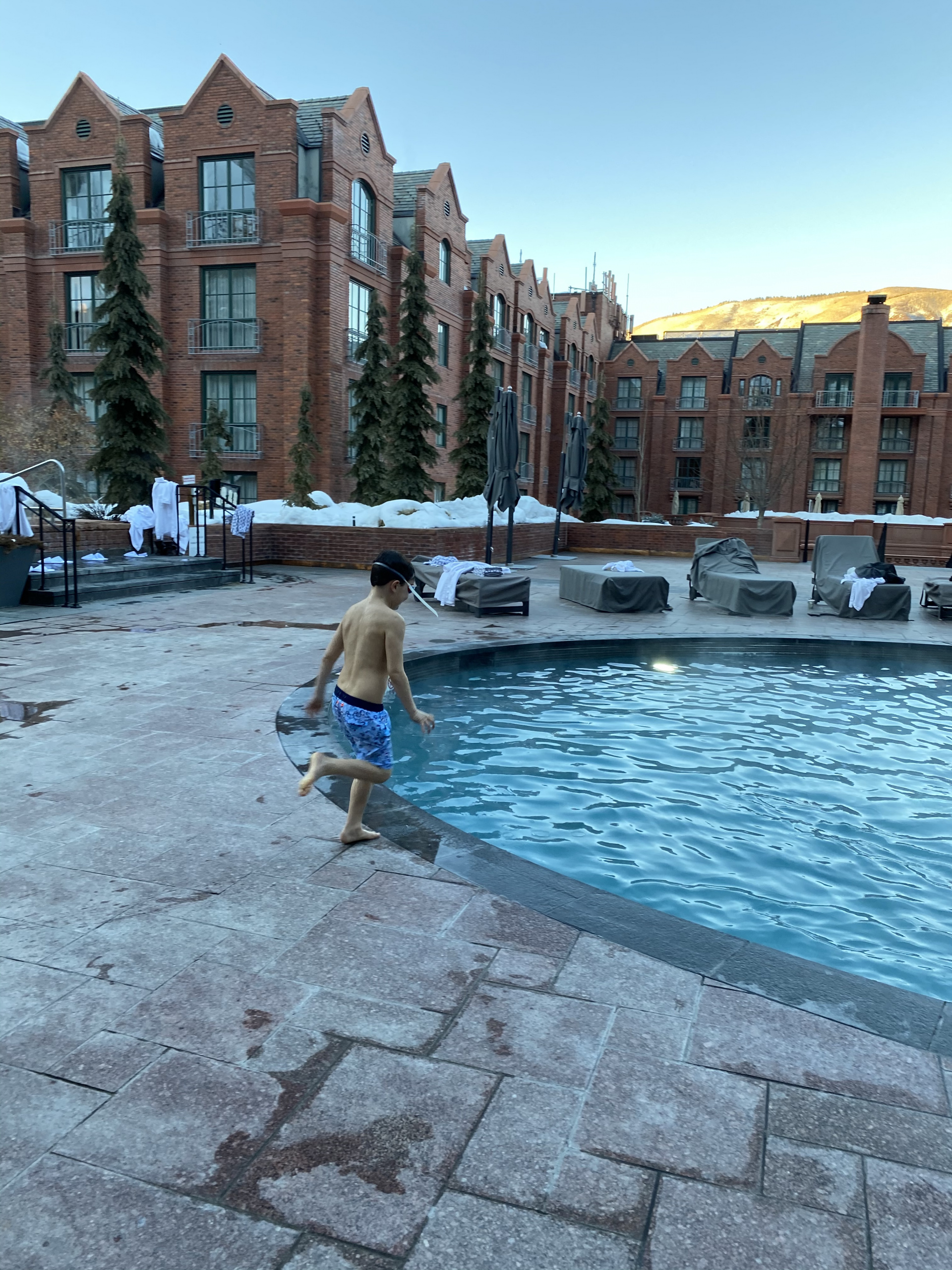 st. regis, outdoor heated pool, winter family vacations with kids, kid friendly hotels