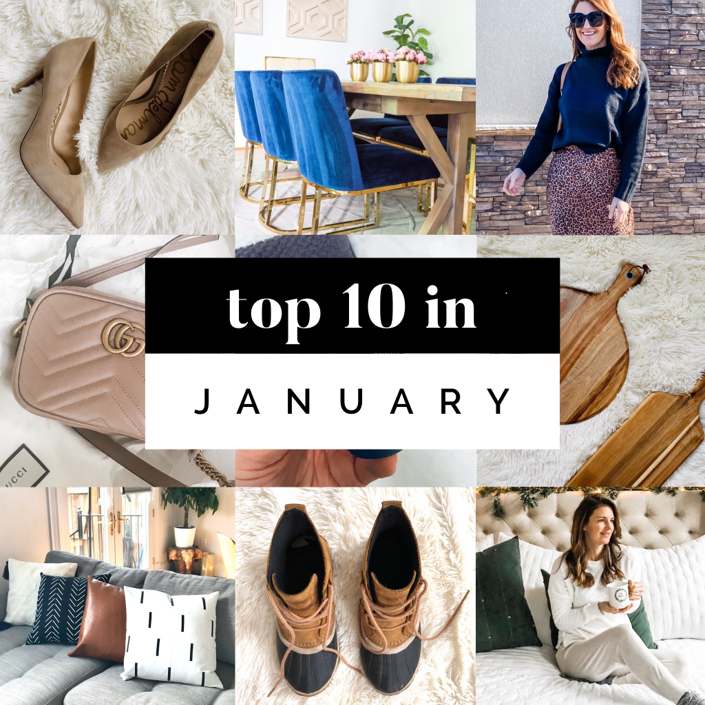 Most Purchased Items from January Kellie Nasser