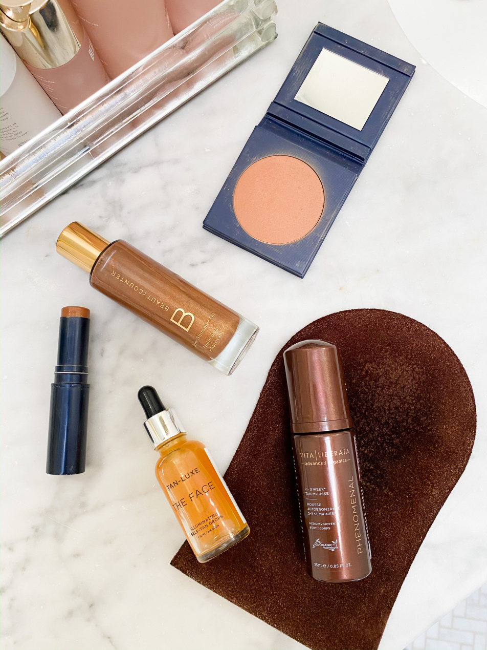 clean bronzers and self tanners to use right now. Get a sunkissed glow with these clean beauty products