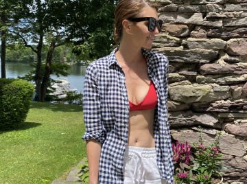 Fourth of July lake vacation outfit