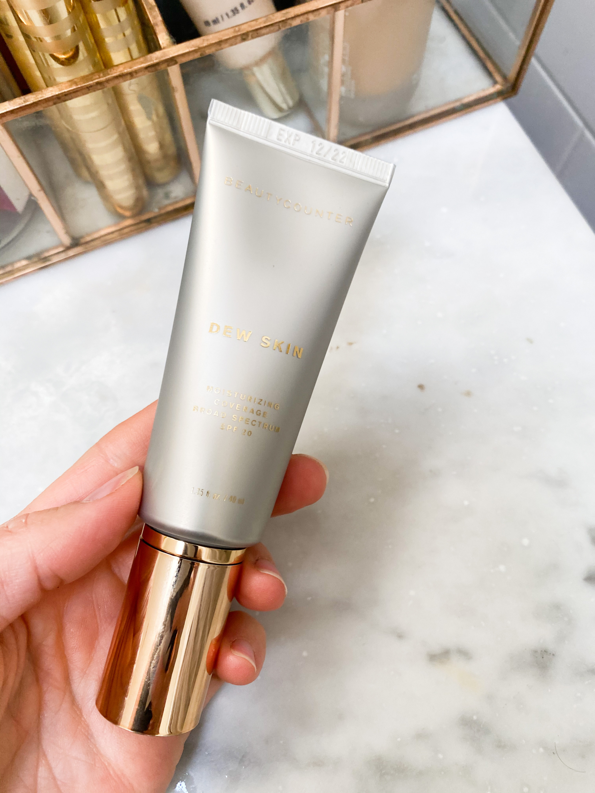 Beautycounter dew skin tinted moisturizer review, beautycounter at Sephora, clean beauty makeup at Sephora 