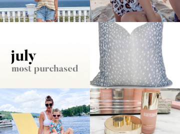 July most purchased items, July round up finding beauty mom