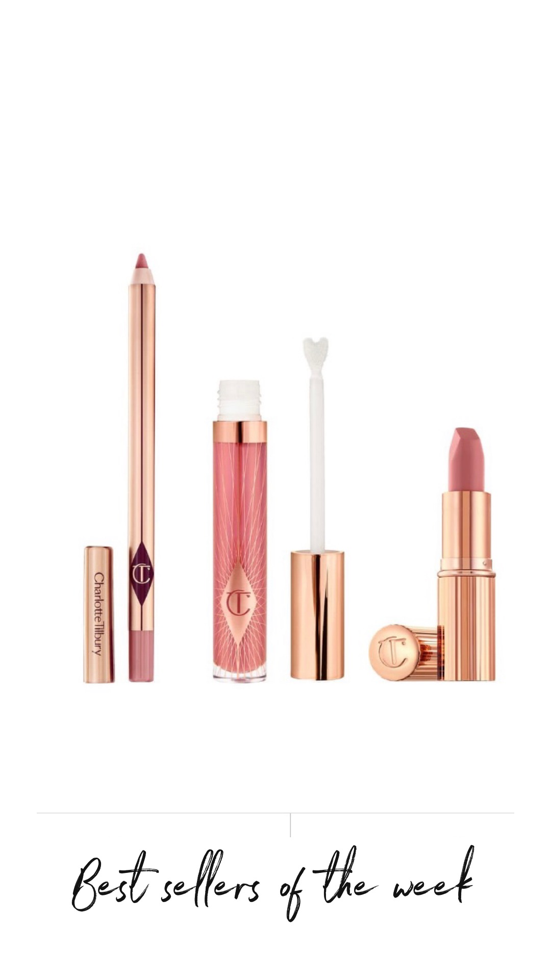 Best nude lipstick and lip gloss, Charlotte tilbury pillow talk review