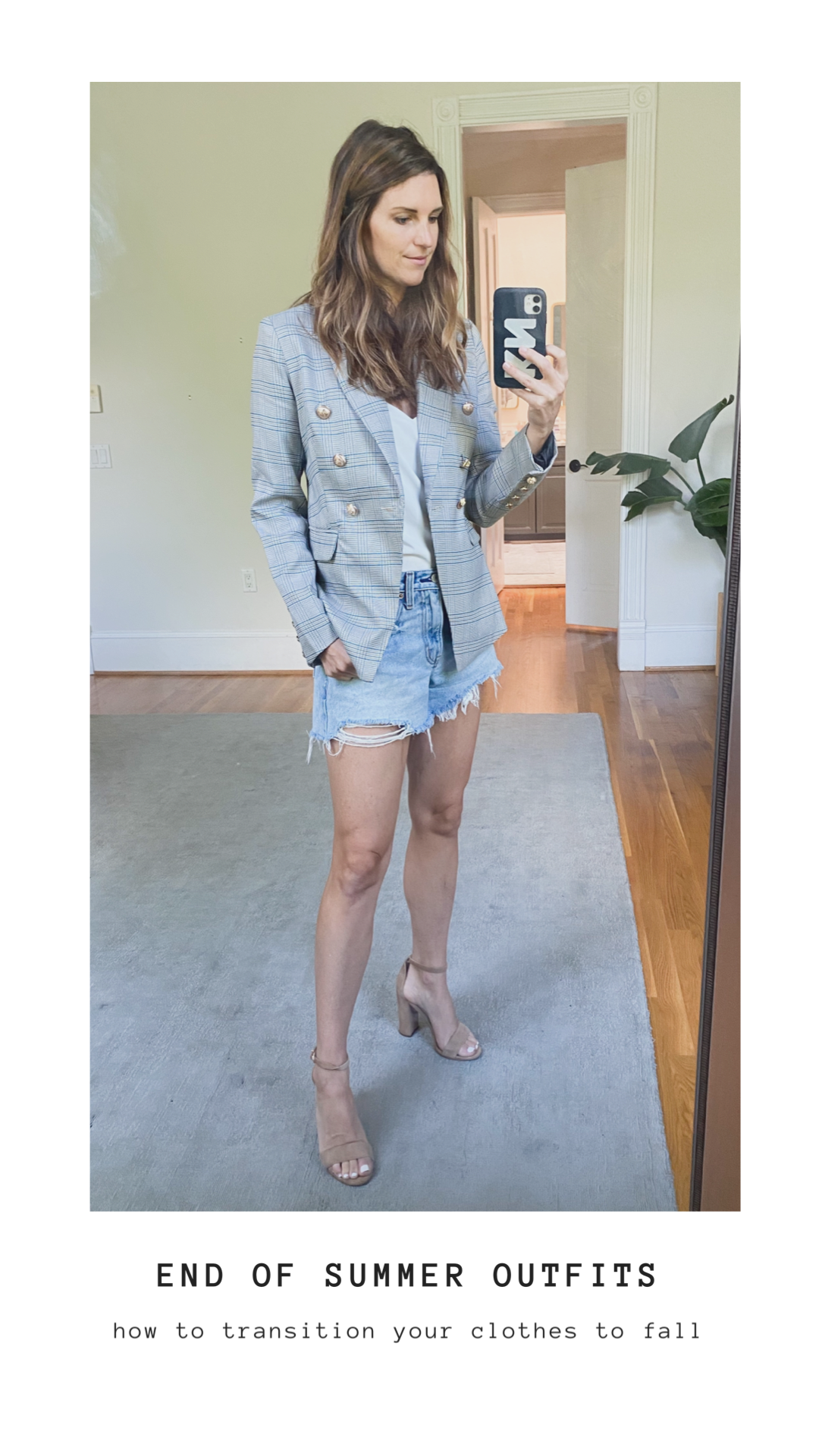 Blazers for end of summer, transition outfits from summer to fall, finding beauty mom outfit ideas