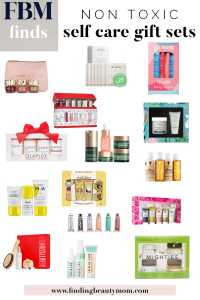 Gift yourself: non toxic gift sets for the holidays, gifts for mom, mother in law gifts, clean beauty stocking stuffers, finding beauty mom gifts 2020