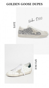 Golden goose sneakers and dupes, luxury dupes and steals, best designer dupes, golden goose sneaker