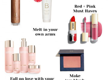 Valentine’s Day gift ideas, best beautycounter products, Valentine’s Day makeup, red lipstick, pink lipgloss, clean lipstick, clean make up look, skincare, gifts for her