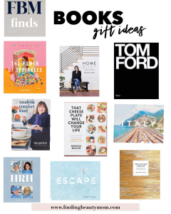 Gift ideas: books, books to gift, holiday gift guides, coffee table books, gifts for her, cookbooks to add to your kitchen, kitchen decor
