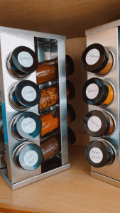Spice organizer, spice rack organizer