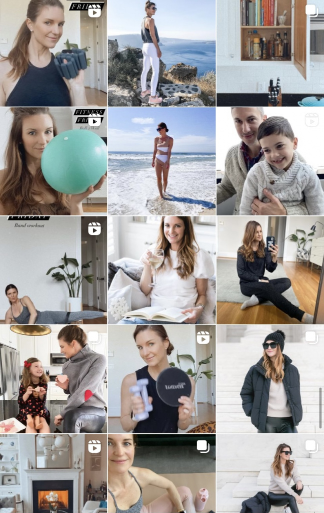 Best of February, February Instagram roundup, workout videos, Pilates, Pilates instructor, Instagram outfits, Instagram style for February 