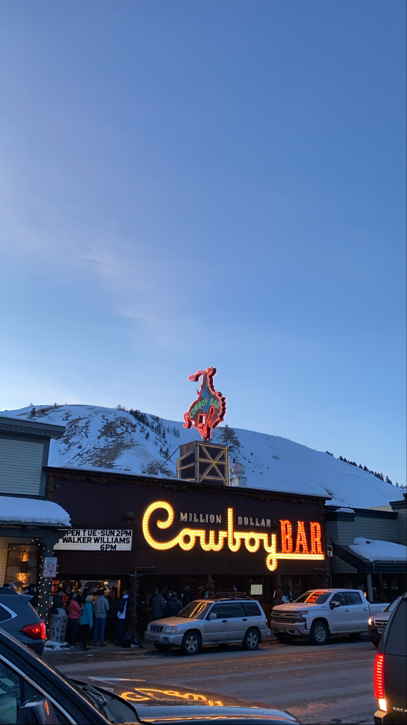 Million dollar cowboy bar Jackson Wyoming 