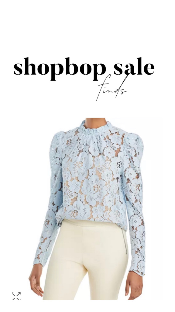 shopbop favorites, shopbop sale, lace top, spring outfits for women, finding beauty mom