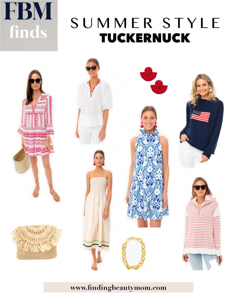 Tuckernuck summer style, fourth of july looks for women, July 4ths outfits, finding beauty mom finds, red, white and blue outfits