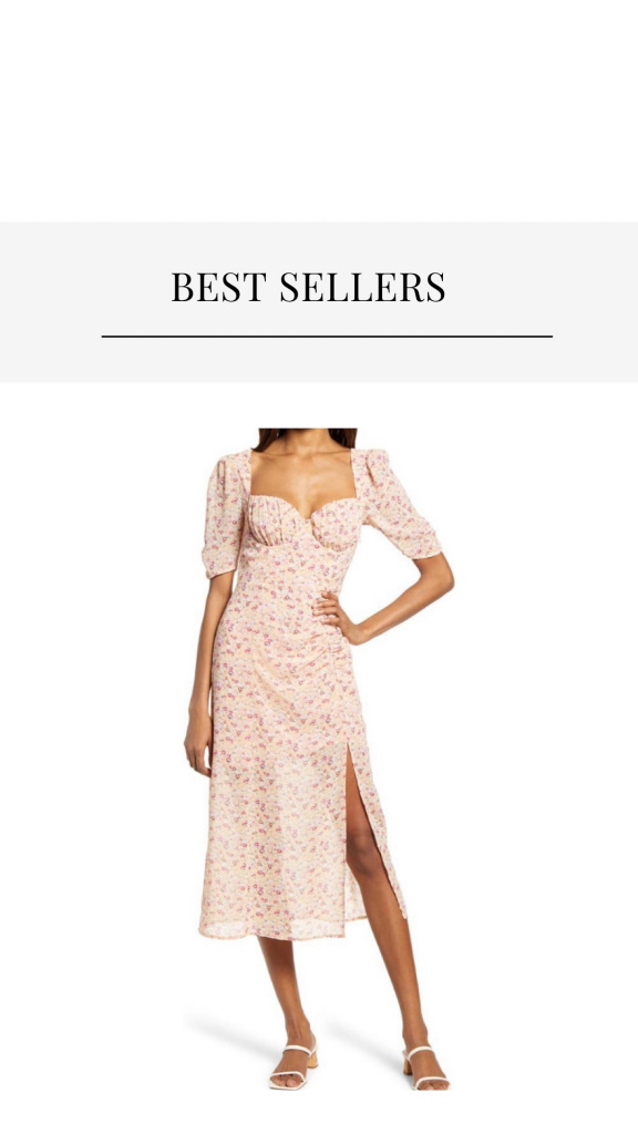 floral dress for summer, june favorites, best sellers in june, bridal shower outfits