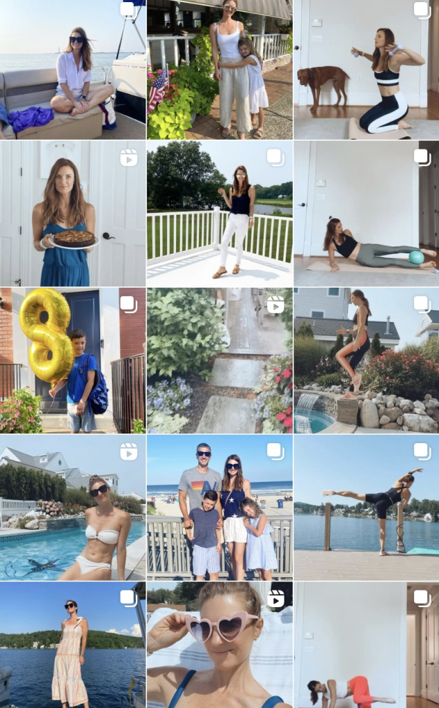 July Instagram recap, what to wear in July, Outdoor workouts, blogger style in July, real outfits of instagram, finding beauty mom