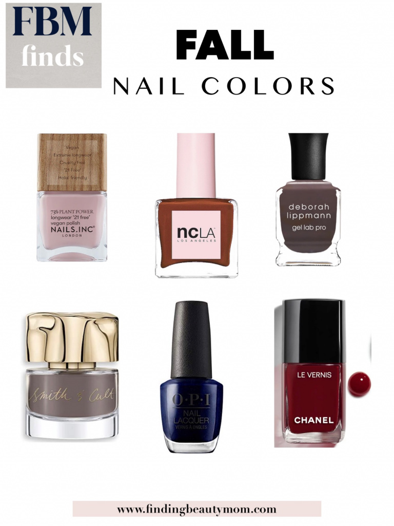 The best fall nail colors to transition into autumn. Shades of harvest gold, chili pepper red, and flattering nude are perfect nail colors, fall nail colors, the best fall nail polishes,