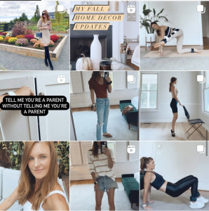 September instagram recap, what to wear in September, fitness influencers on instagram, influencer instagram grid