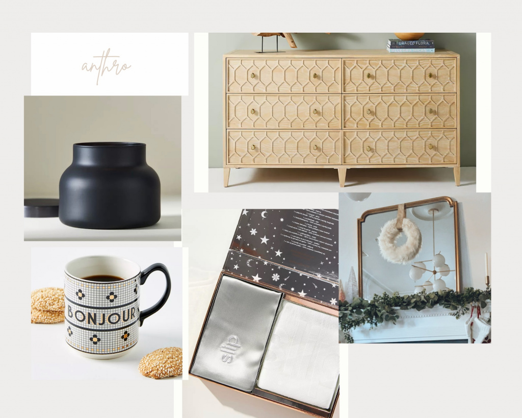 Anthro cyber week finds, what I’m buying at Anthropologie, anthro home, holiday gifts for moms, home updates with anthro