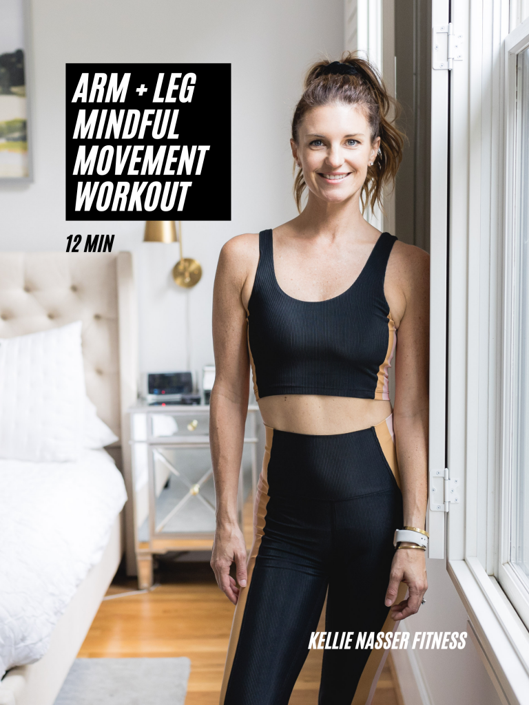 mindful movements, arm and leg toner workout, 12 minute online workouts, kellie nasser fitness, free online workouts, over forty workouts