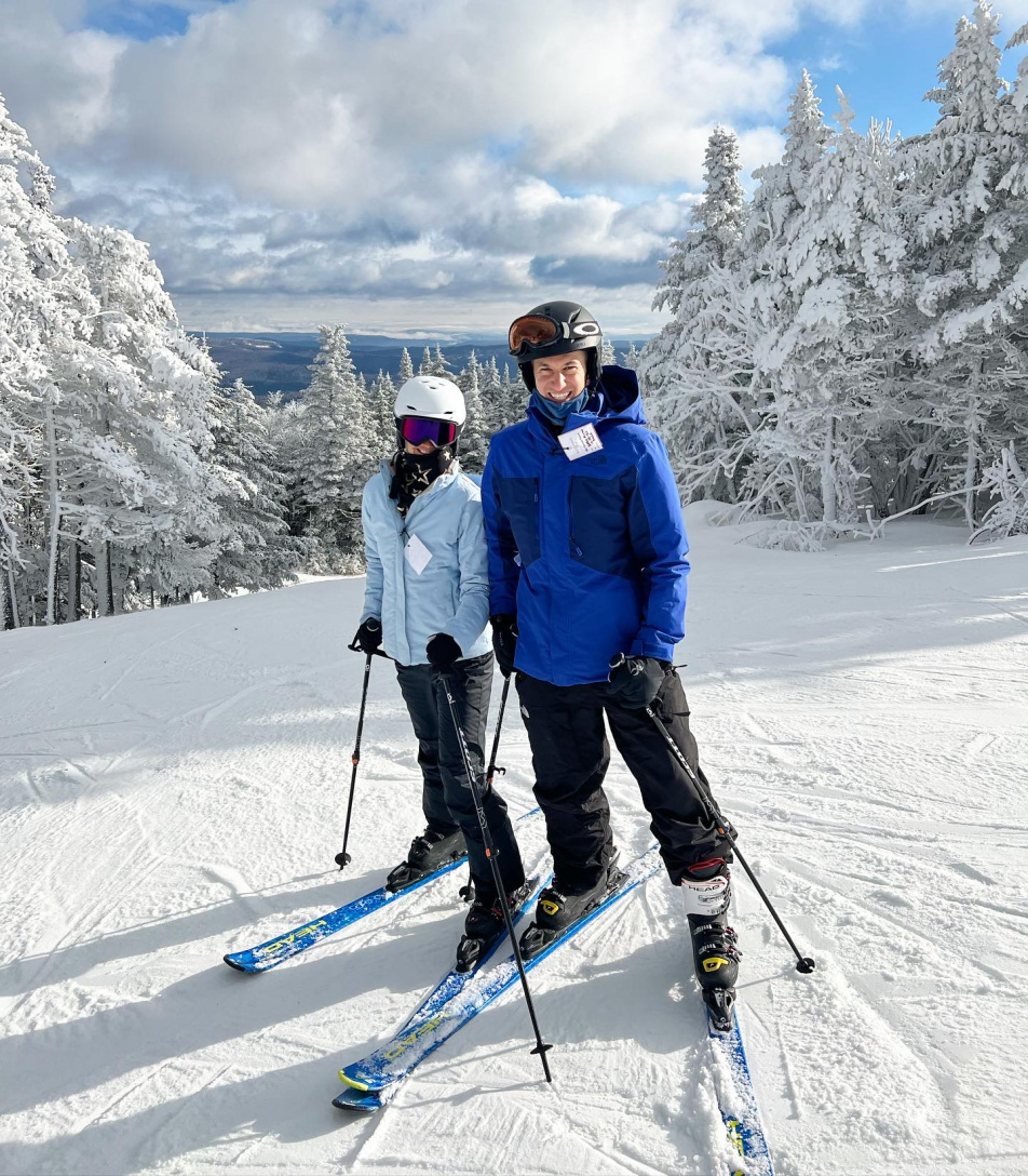 why getting outside in the winter is good for you, vitamin d in winter, healthy winter tips, skiing in vermont, outdoor activities for your brain, mindful movements