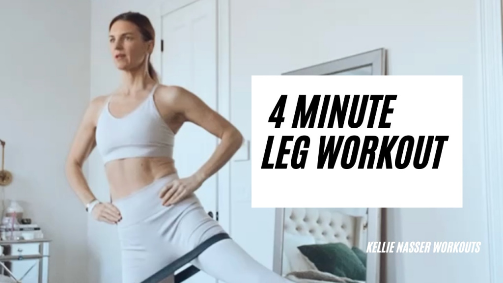 4 minute leg challenge, barre workout for long lean legs, at home workouts for women over 40, sculpt and tone legs in under 5 minutes, virtual workouts for wellness, mindful, low cortisol workouts