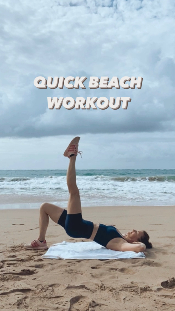 Quick beach workout full body beach exercises beach body workout