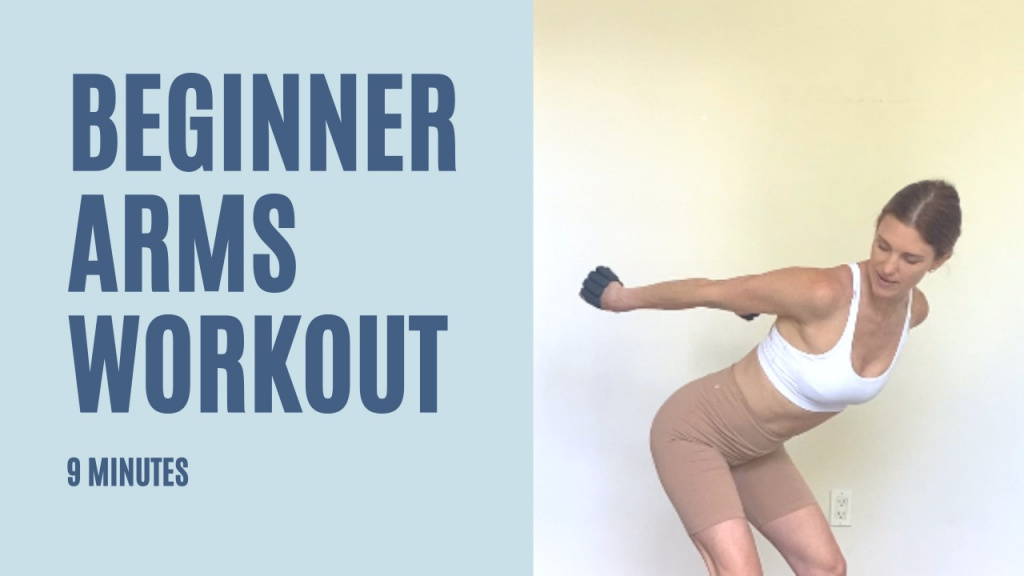 9 Minute Toned Arms Workout Beginner At Home Exercises Kellie