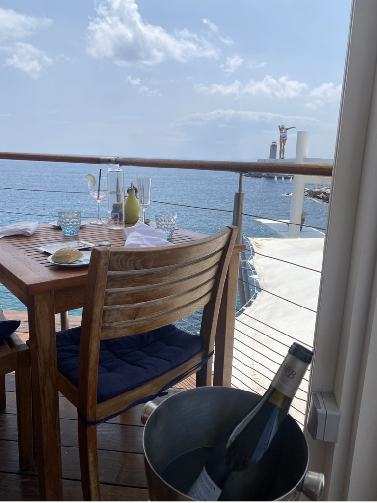 le plongeoir nice restaurant on Mediterranean sea france