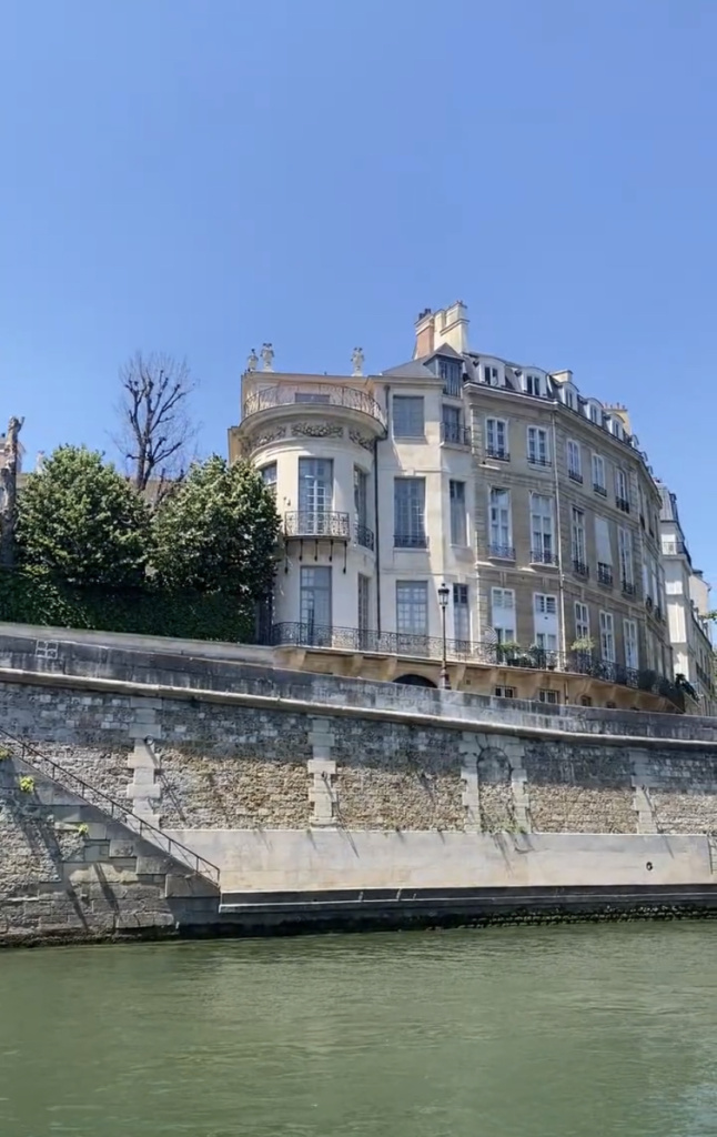 river siene boat views of paris france