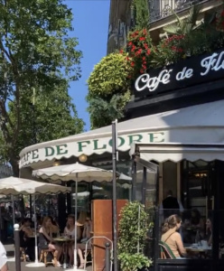 cafe de flore paris france, outdoor cafe